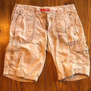 Tan Cargo Shorts